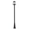 Z-Lite Broughton Outdoor Post Mounted Fixture, 2-Light, 10.25 In.W x 113.25 In.H, Black/Clear Beveled 521PHMR-519P-BK - alternate 8